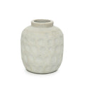 Vase Trendy en terre cuite écrue 18 cm