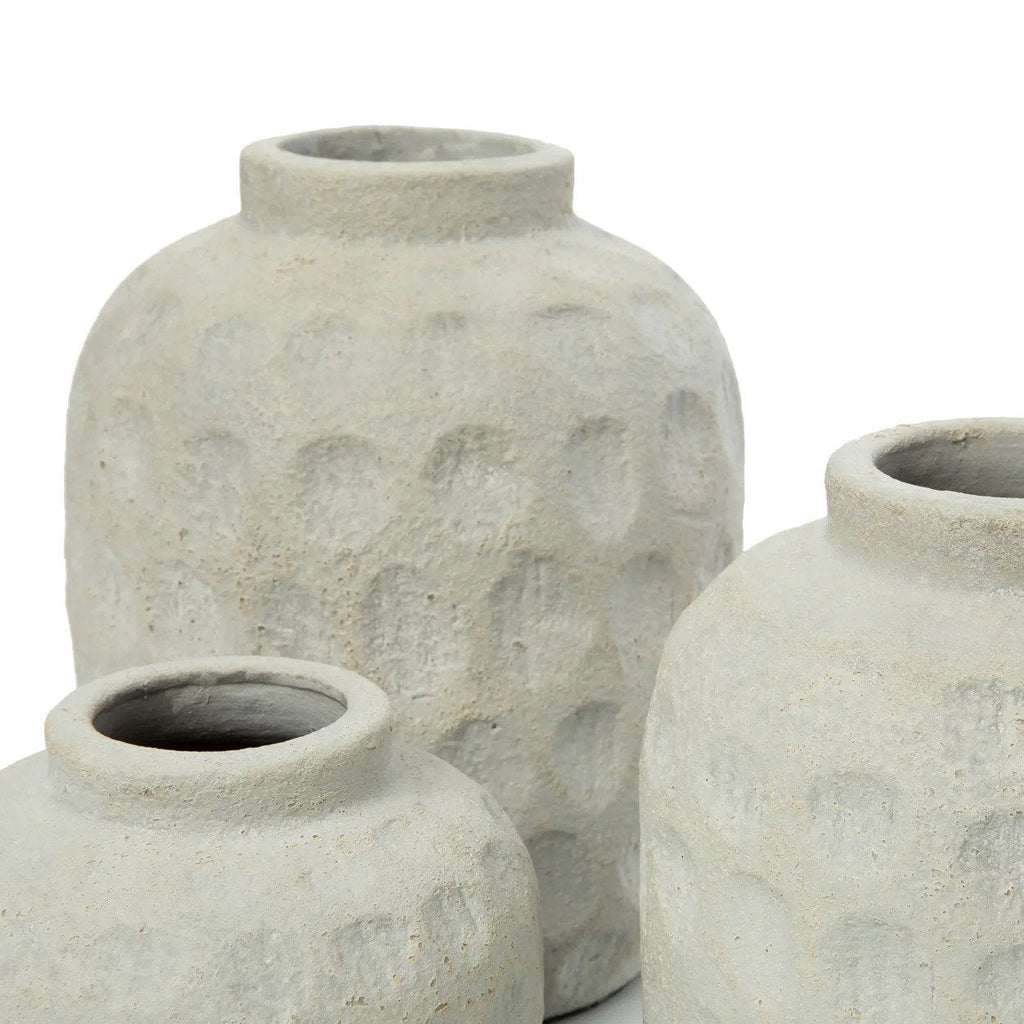 Vase Trendy en terre cuite écrue 22 cm, vue 8