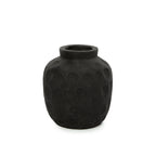 Vase Trendy en terre cuite noire 14 cm