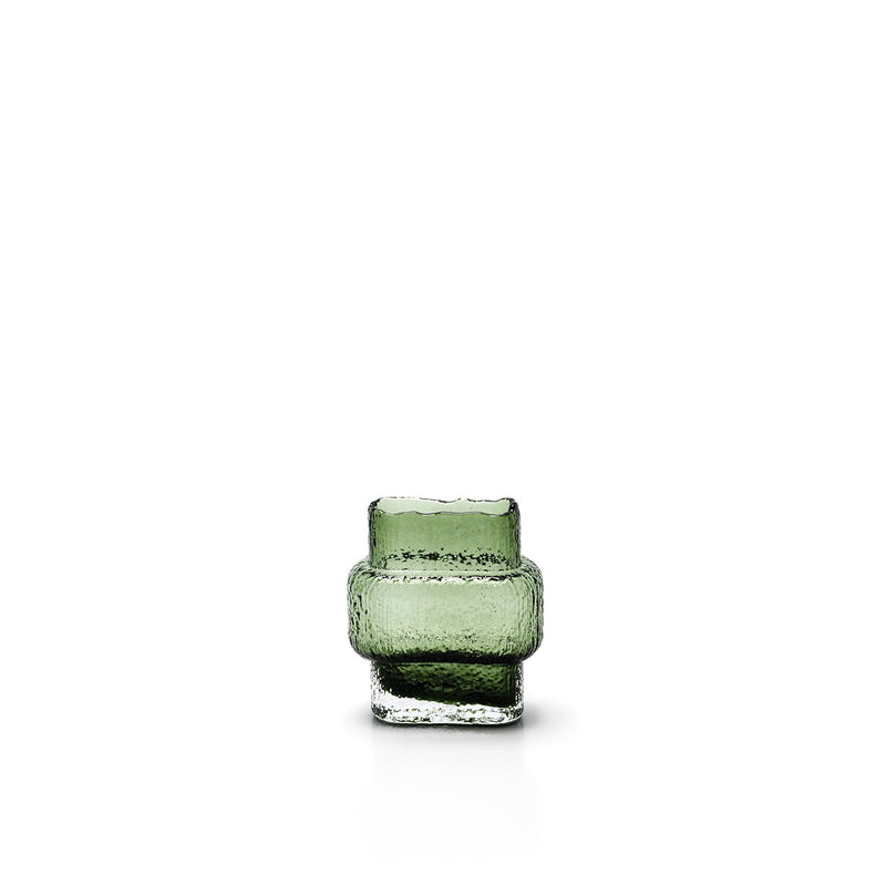Dimensions Vase Vintage Vert en verre recyclé texturé 15 cm