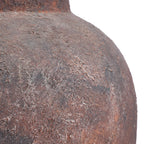 Vase Volcanic en terre cuite patinée brune 70 cm, vue 8