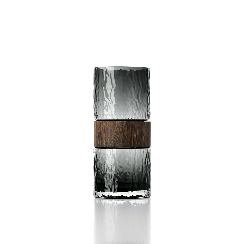 Vase Wood You Be Mine en verre et bois 24 cm, vue 5