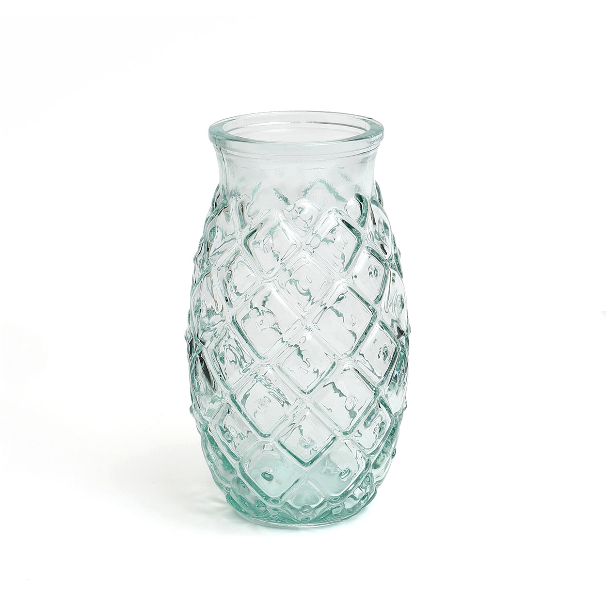 Verre à cocktail ananas en verre recyclé 17 cm