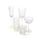 Verre highball à motif losangé irisé 16 cm, vue 5