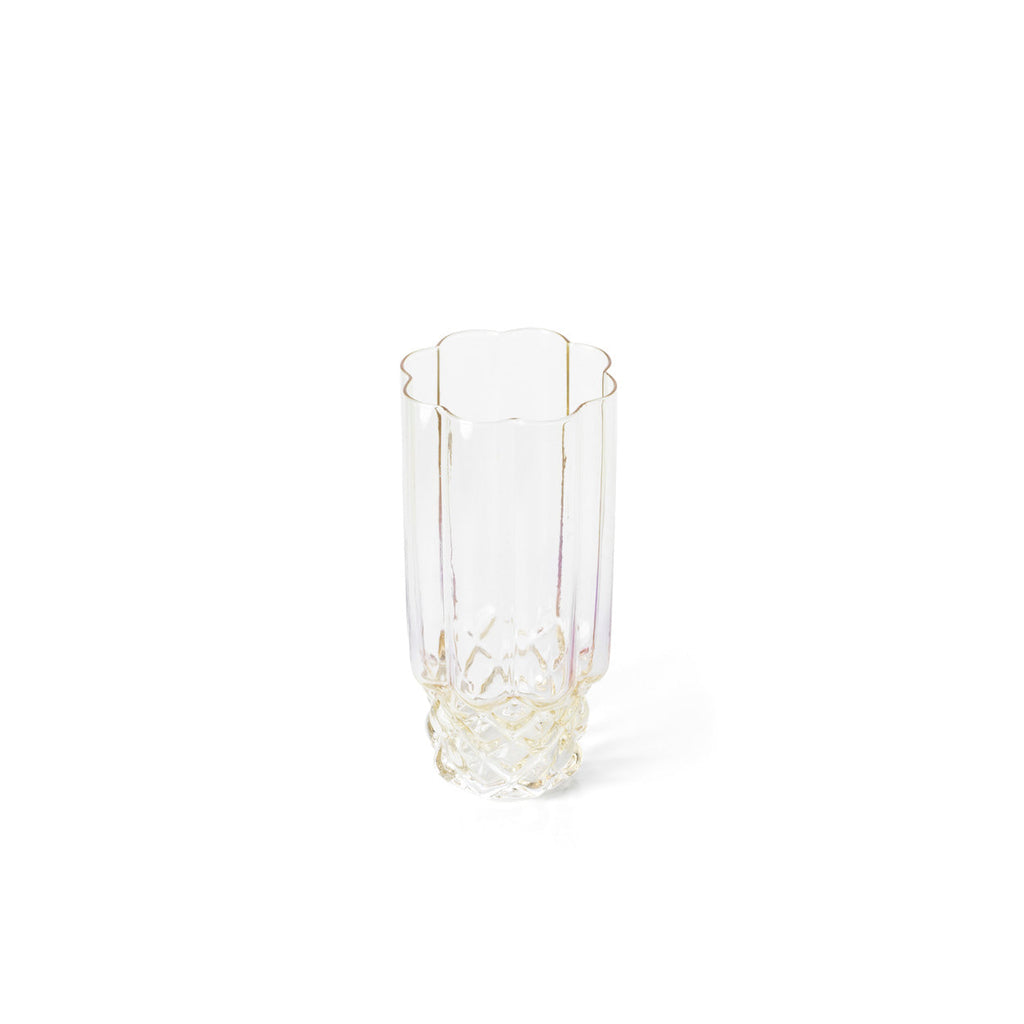 Verre highball à motif losangé irisé 16 cm, vue 6