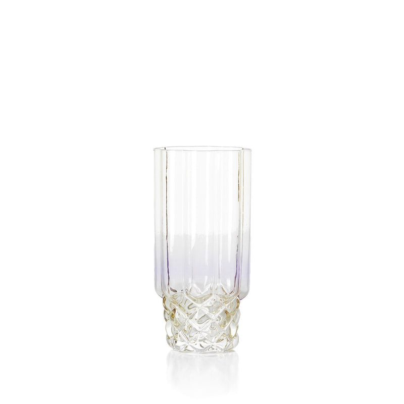 Dimensions Verre highball à motif losangé irisé 16 cm