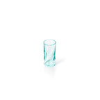 Verre à liqueur à empreintes en verre recyclé 9 cm, vue 4