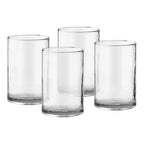 Verre Nalanda martelé lot de 4 vue de face