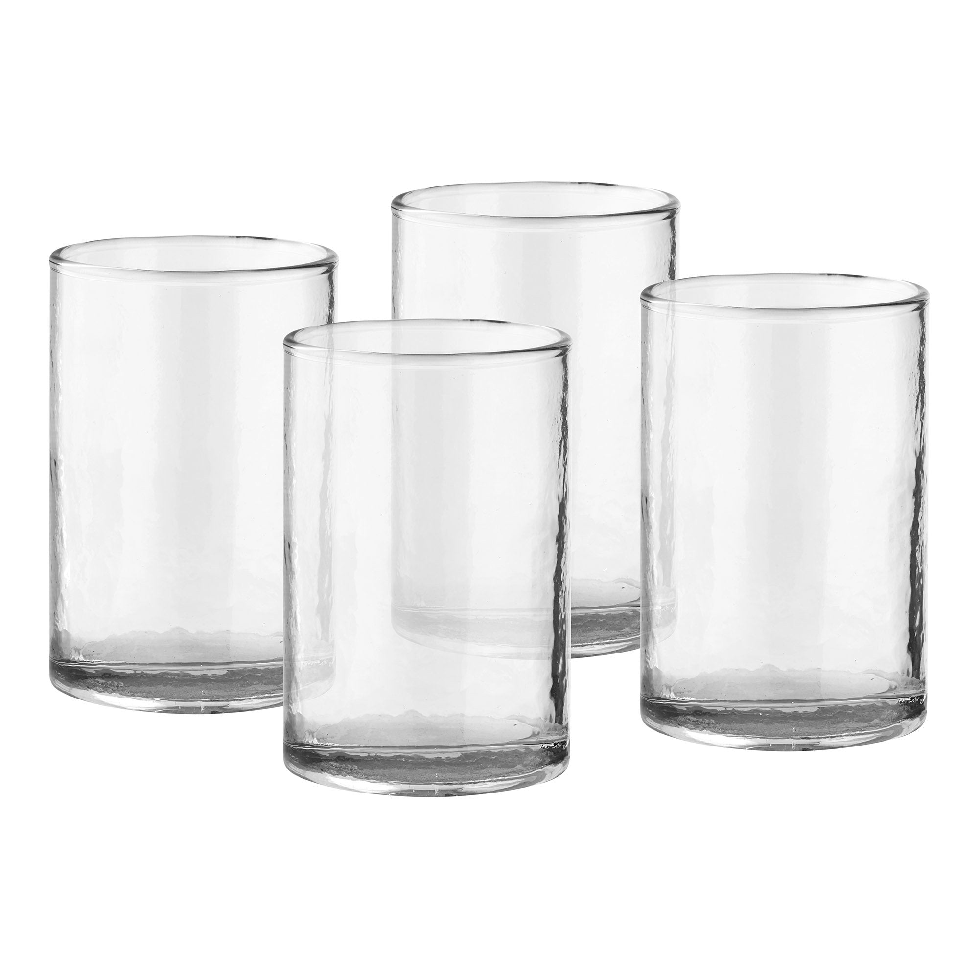 Verre Nalanda martelé lot de 4 vue de face