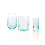 Verre à whisky à empreintes en verre recyclé 9 cm, vue 5