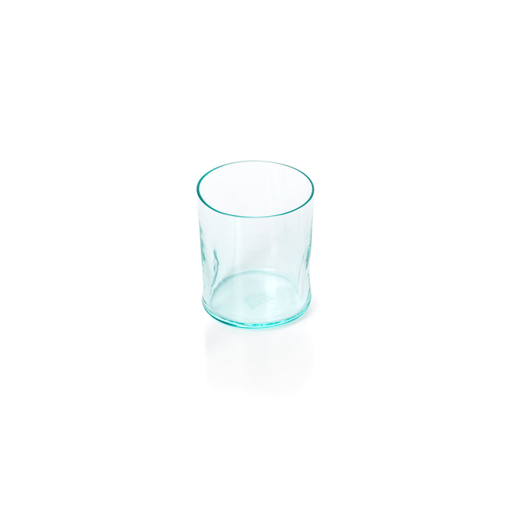 Verre à whisky à empreintes en verre recyclé 9 cm, vue 7