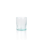 Verre à whisky à empreintes en verre recyclé 9 cm